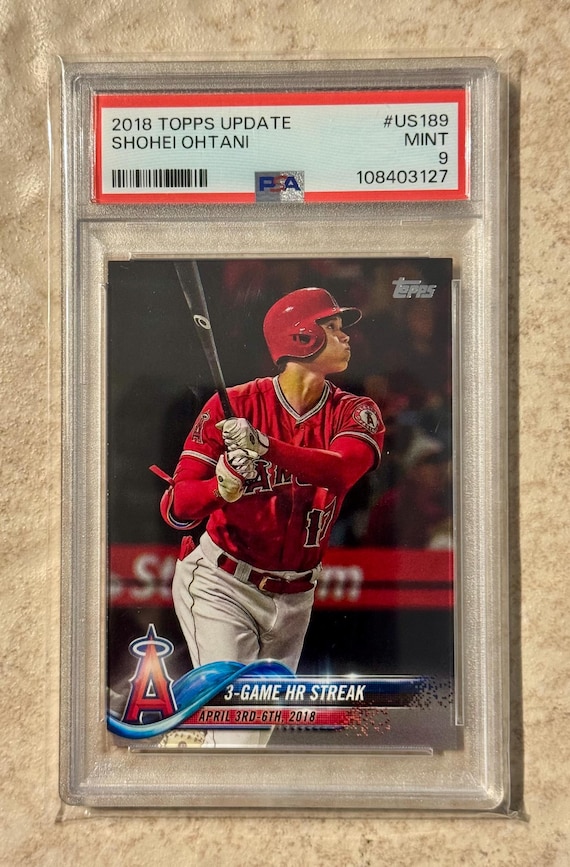 2018 Topps Update Shohei Ohtani #US189 PSA 9 Mint - Etsy