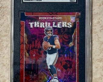 Panini Rookies & Stars 2024 Thrillers Longevity Prizm Caleb Williams SGC 8 Chicago Bears