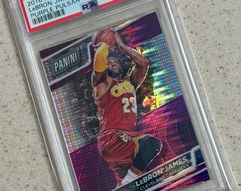 2016 Lebron James SP #D/50 Purple Pulsar Prizm PSA 9 Mint - Etsy