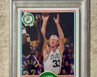 1990 Fleer Larry Bird #8 Boston Celtics PSA 10 Gem Mint - Etsy