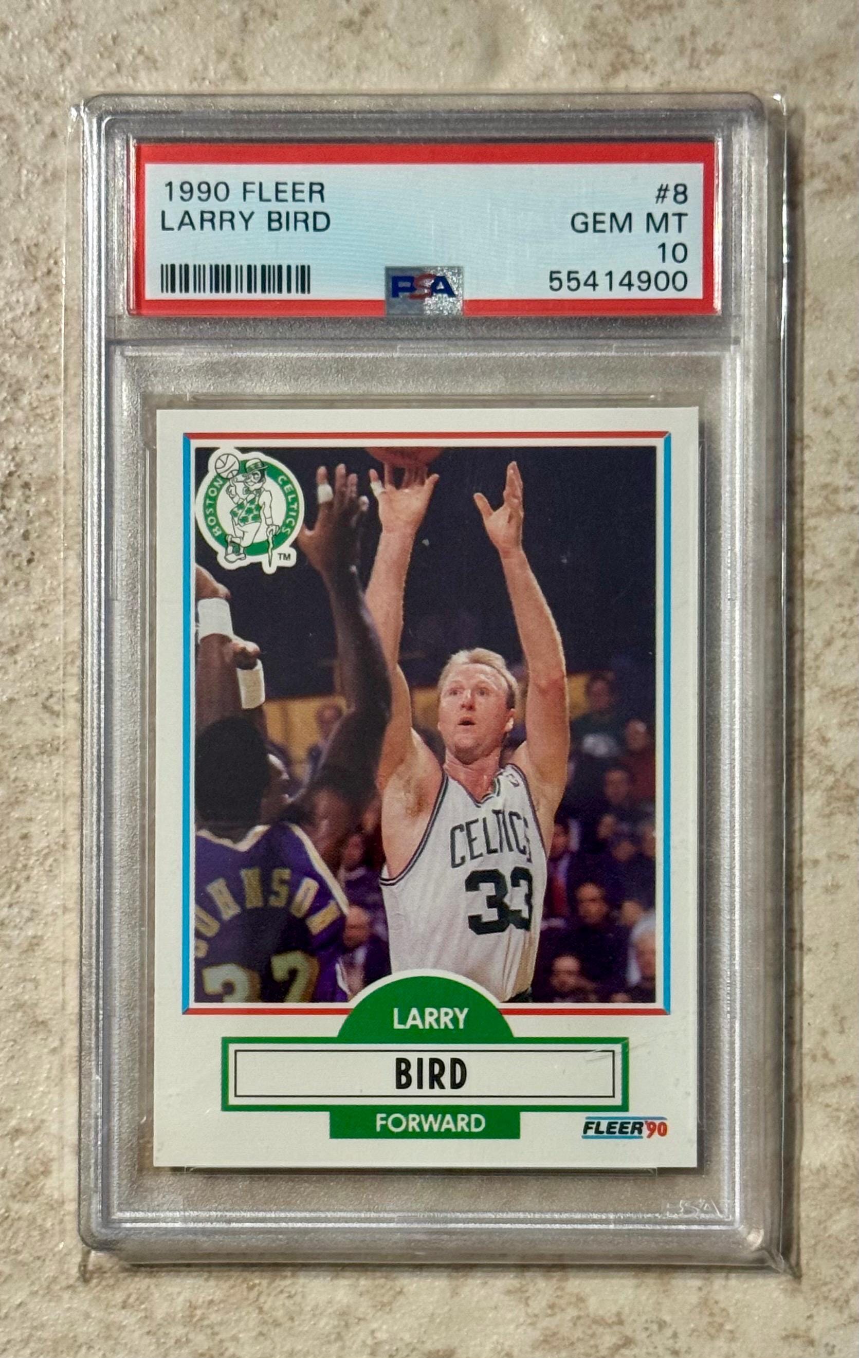1990 Fleer Larry Bird #8 Boston Celtics PSA 10 Gem Mint - Etsy