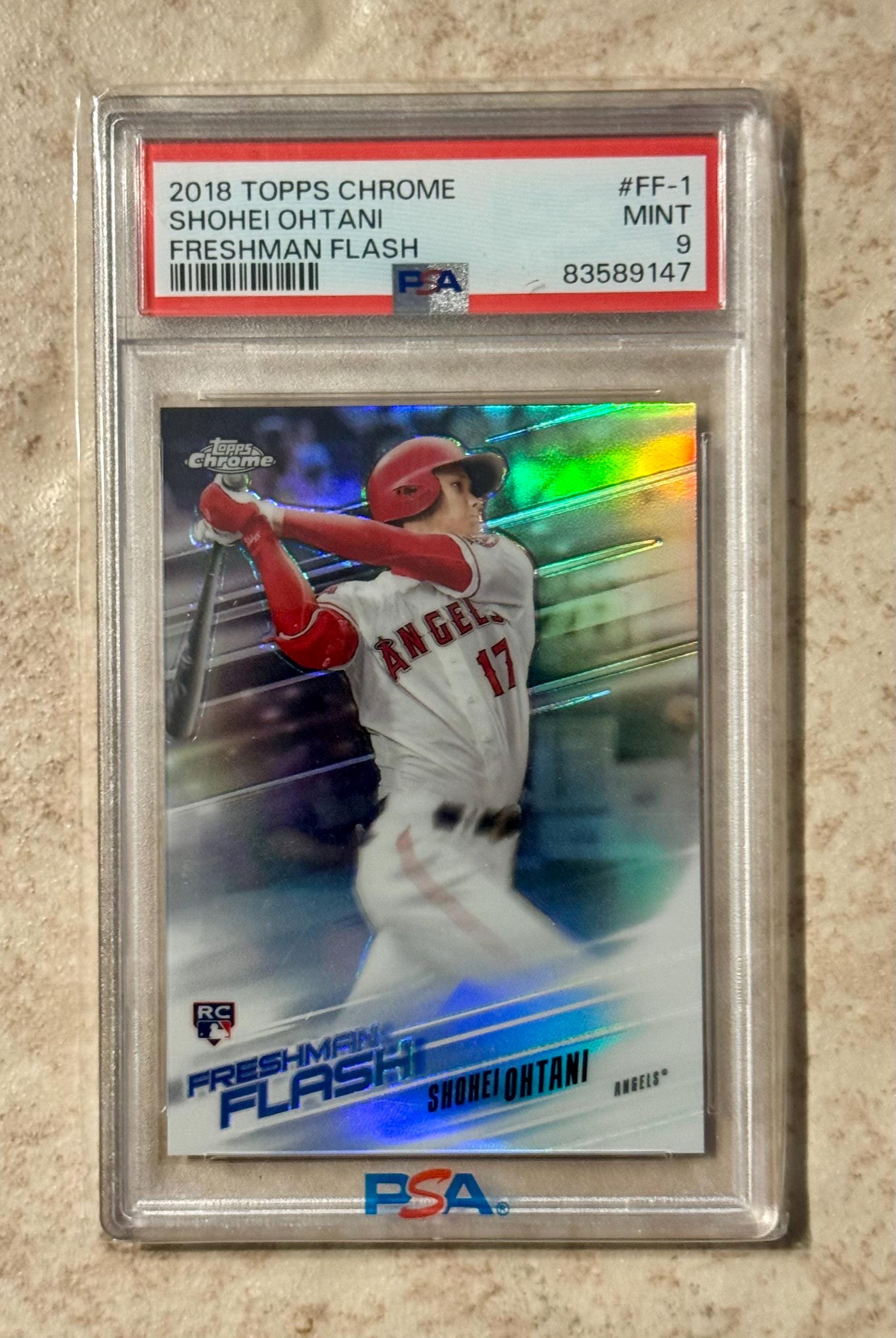 2018 TOPPS Chrome Freshman Flash #FF-1 Shohei Ohtani PSA 9 Mint - Etsy