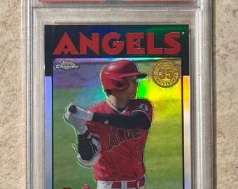 Shohei Ohtani PSA 10 2020 Topps Chrome Baseball at Bat Los Angeles