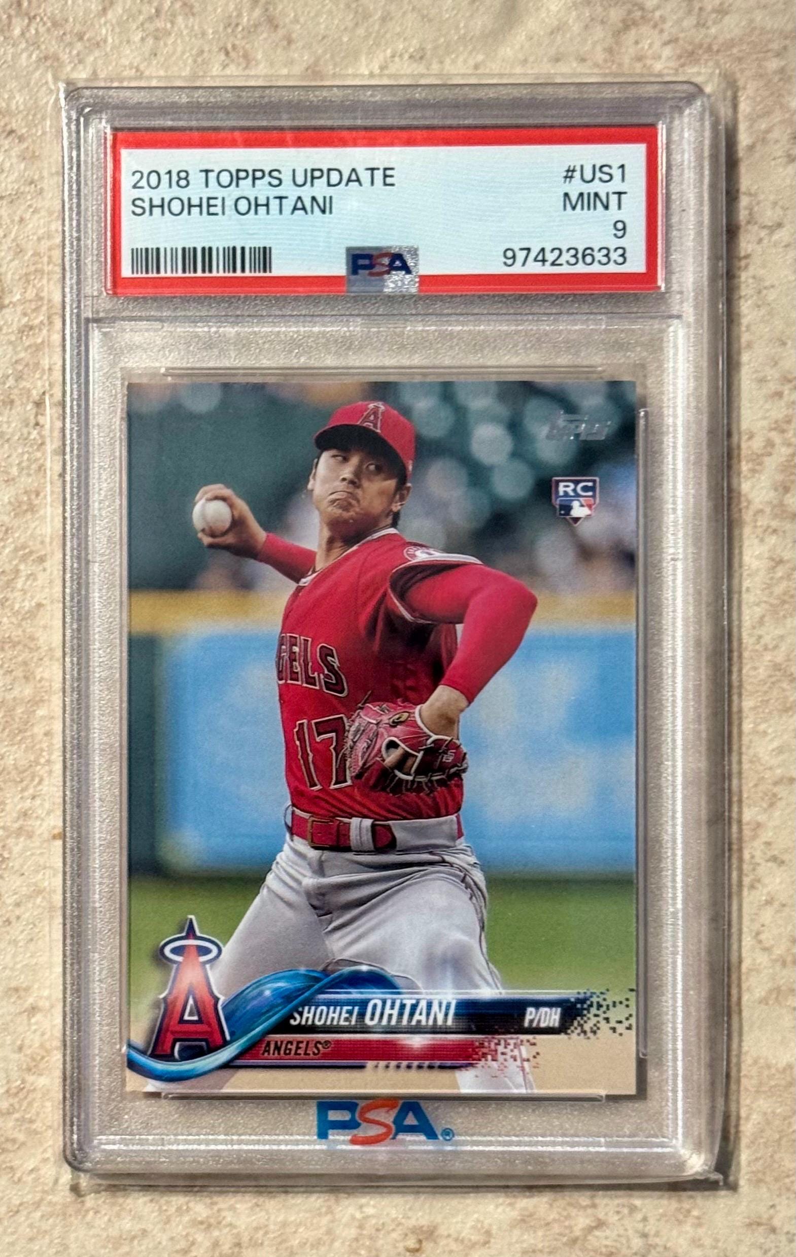 2018 TOPPS Update #US1 Shohei Ohtani Rookie RC PSA 9 Mint - Etsy