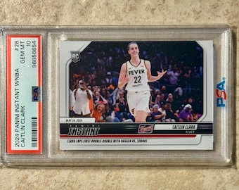 2024 Panini Instant WNBA Caitlin Clark #28 PSA 10 Gem Mint Rookie RC