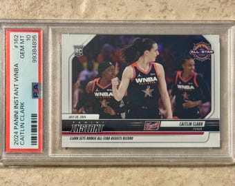 2024 Panini Instant WNBA Caitlin Clark #162 PSA 10 Gem Mint Rookie RC