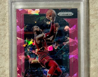 2019 Panini Prizm Lebron James Pink Ice Prizm #129 BGS 9.5 Lakers