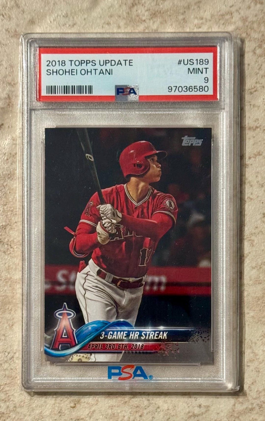 2018 Topps Update #US189 Shohei Ohtani PSA 9 Rookie RC Mint - Etsy