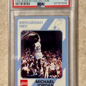 michael jordan rookie card graded 10 Original 1996-97 Fleer Decade of Excellence 10th Anniversay #4 1998 Michael Jordan Fleer '86