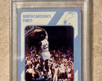 1989 Collegiate Collection North Carolina #16 Michael Jordan PSA