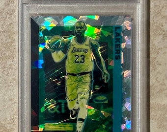 その他 2019-20 Panini Prizm Green Ice LEBRON 2019 Panini Prizm Lebron James Pink Ice Prizm #129 BGS 9.5 Lakers