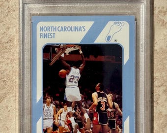 1989 Collegiate Collection North Carolina #15 Michael Jordan PSA 10 Gem Mint