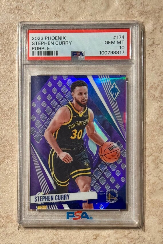 2023 Panini Phoenix STEPHEN CURRY Purple #d/150 #174 PSA 10 Gem