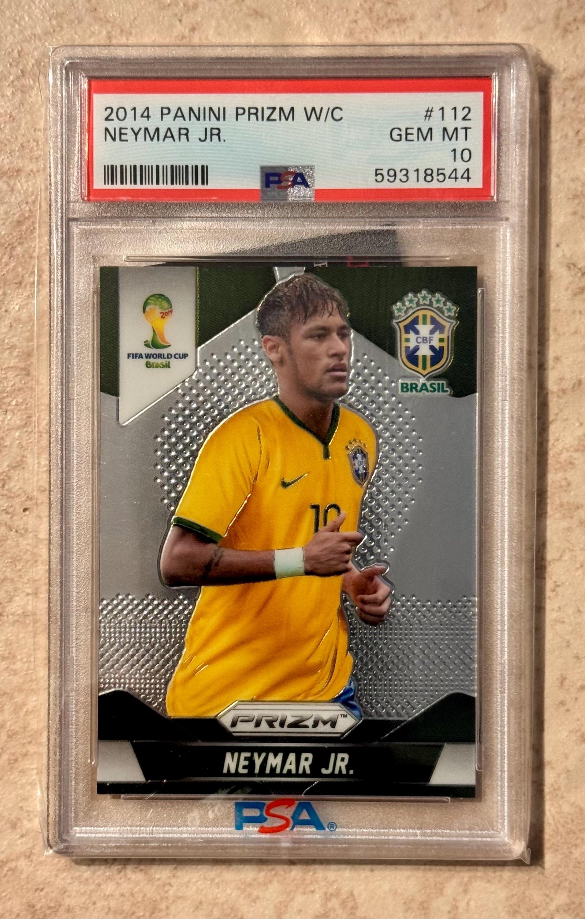 2014 Prizm World Cup Neymar Jr. #112 PSA 10 Gem Mint Brazil - Etsy