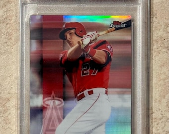 2016 Finest Refractor Mike Trout #1 PSA 10 Gem Mint