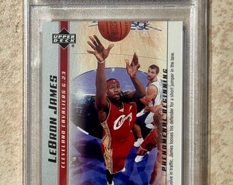 2008 Upper Deck NBA All Star Game -- Lebron James PSA 9 - Graded