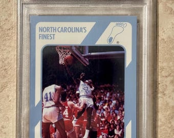 1989 Collegiate Collection North Carolina #14 Michael Jordan PSA 10 Gem Mint