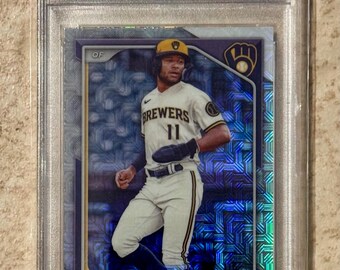 Jackson Chourio 2024 Bowman Chrome Mega Box #140 RC Rookie PSA 10 Gem Mint