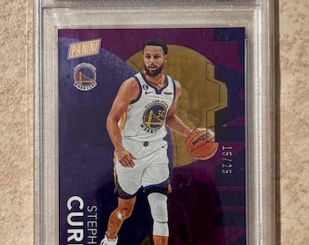 2023 Panini The National Stephen Curry SSP ROXO #d/25 Pacotes Prata PSA 10 Gem Mint