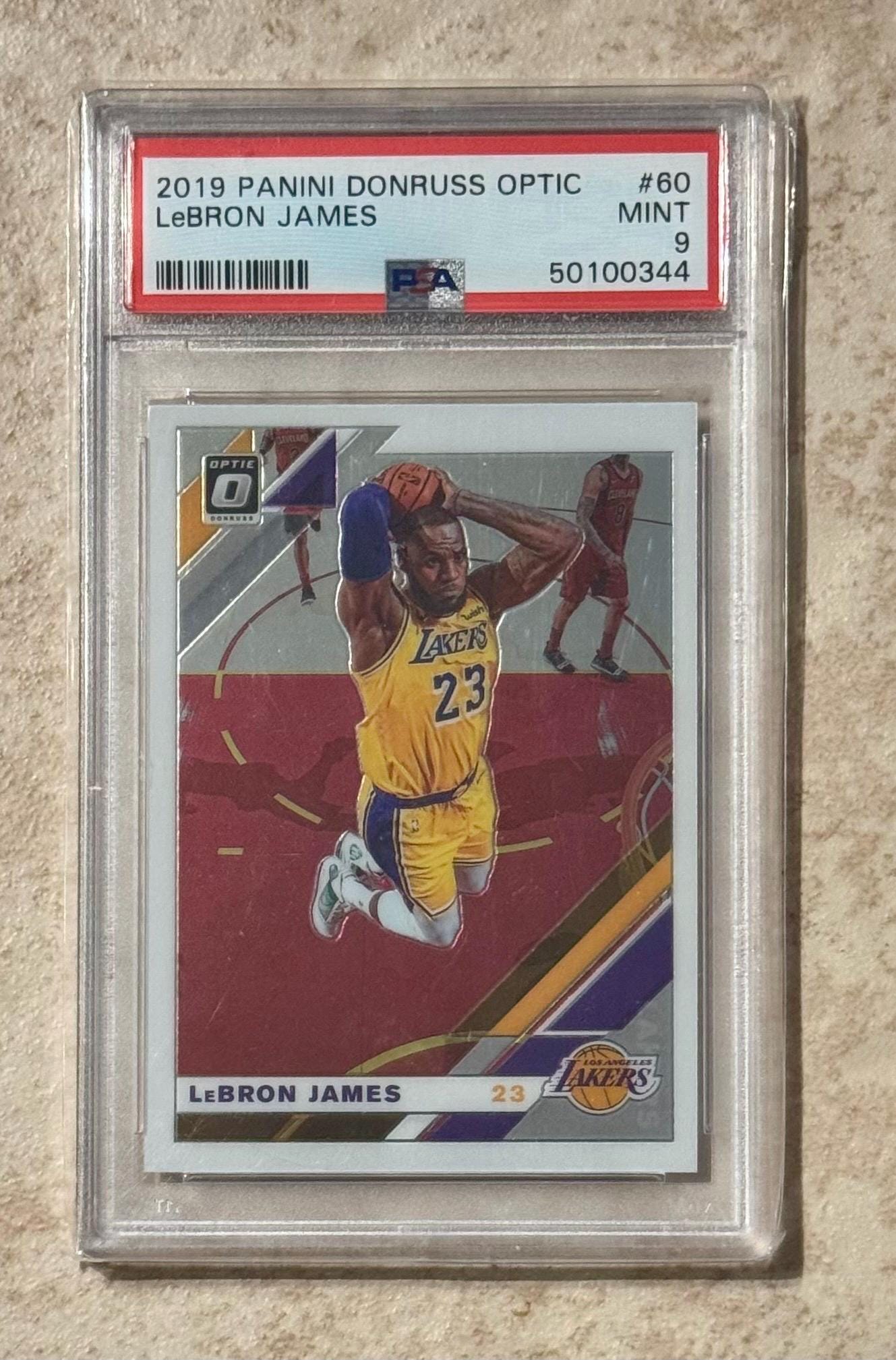 2019 Panini Donruss Optic Lebron James #60 PSA 9 Mint - Etsy