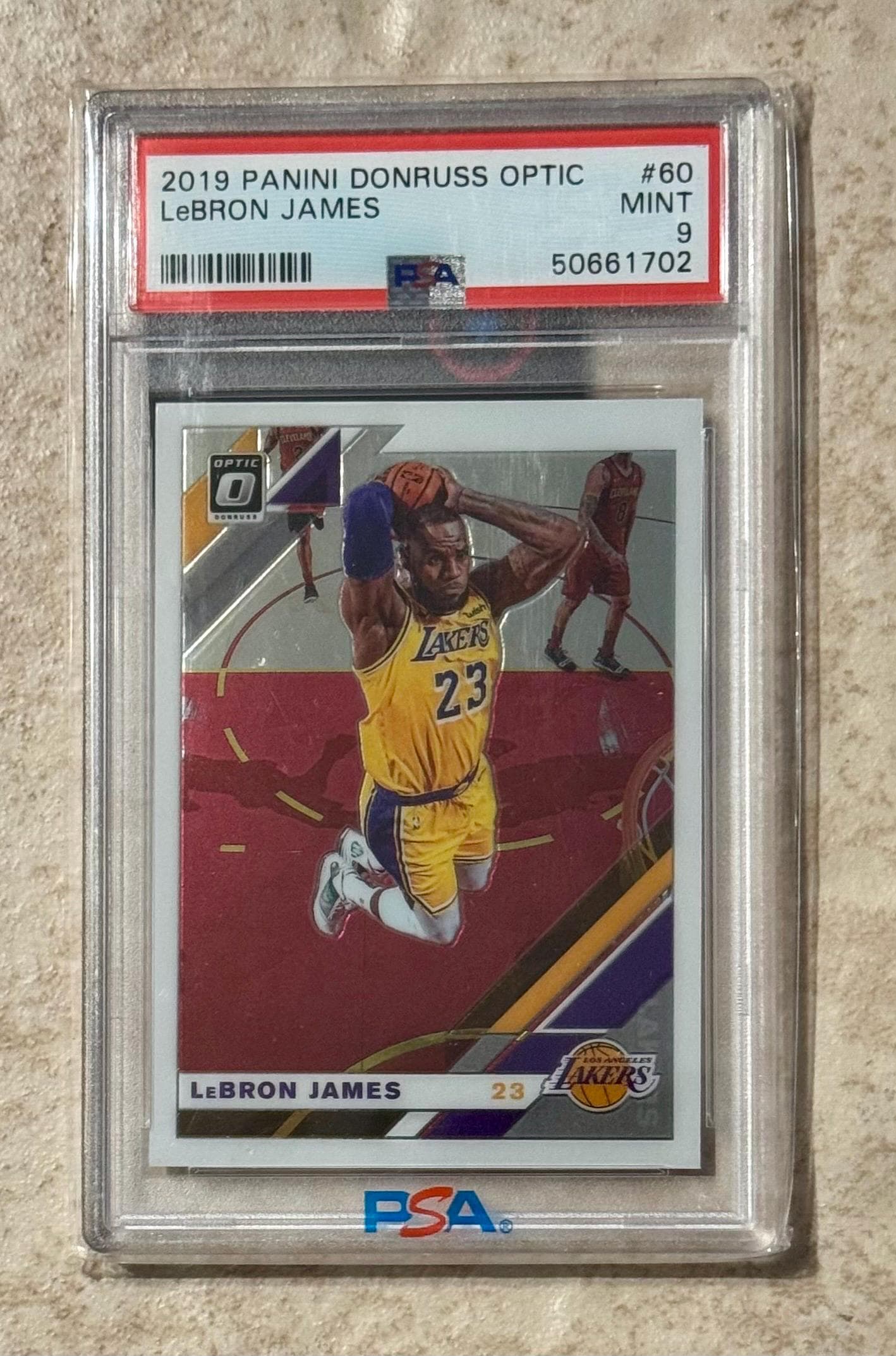 2019 Panini Donruss Optic Lebron James #60 PSA 9 Mint - Etsy Hong Kong