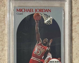 1991 Hoops #30 Michael Jordan PSA 9 Mint Chicago Bulls - Etsy