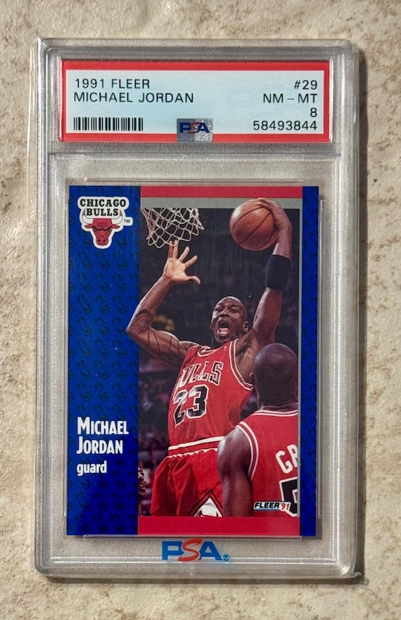 1991 Fleer Michael Jordan #29 Chicago Bulls GOAT - Etsy