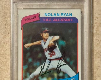 1980 Topps #580 Nolan Ryan PSA 6