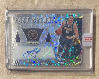 2019-20  Panini Prizm Fast Break Autograph Nikola Jokic AUTO Certified Autographed Card