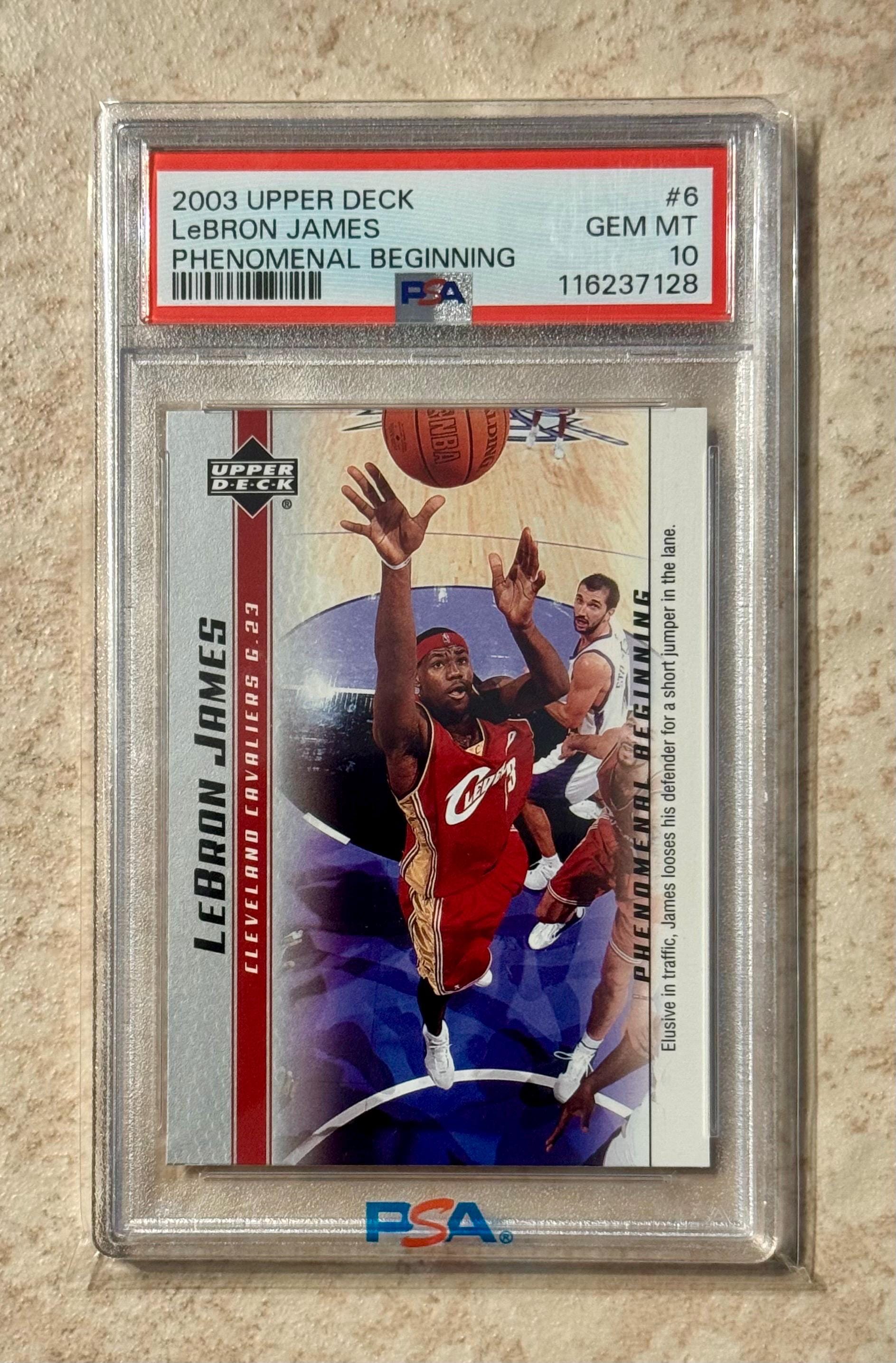 Lebron James Psa 10 Card - Etsy