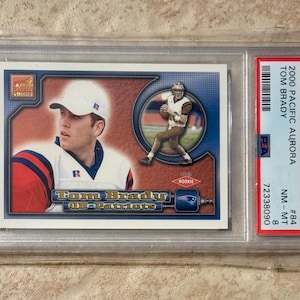 Tom Brady Rookie Card Psa 8 - Etsy Singapore