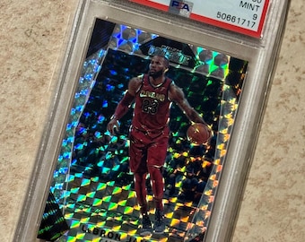 2017 PANINI PRIZM Mosaic Silver #80 Lebron James PSA 10 Gem Mint