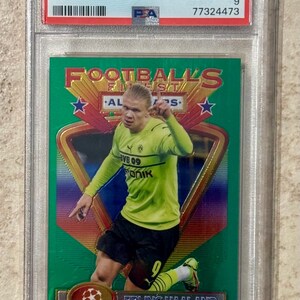 Erling Haaland Panini Donruss 2022/23. Soccer Card. Trading Card