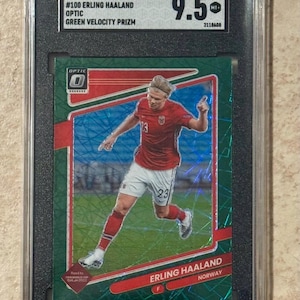 Erling Haaland Panini Donruss 2022/23. Soccer Card. Trading Card