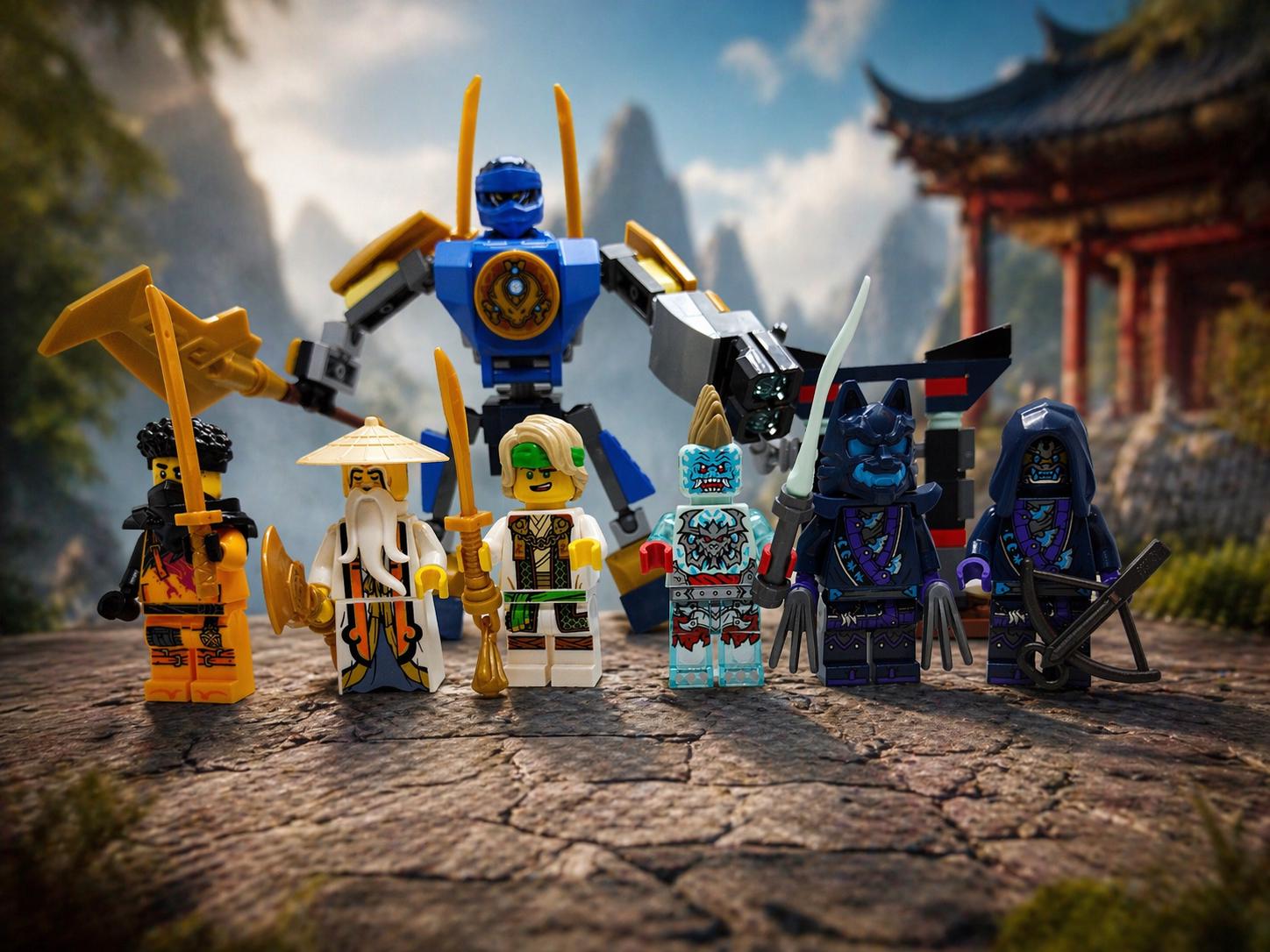 Ninjago Lloyd Minifigure - Etsy