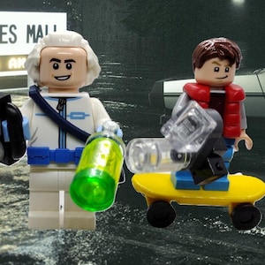 Lego Back To The Future: Doc Brown and Marty McFly Mini figures