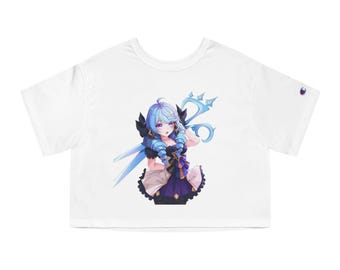 Gwen character League of Legends Cropped T-Shirt | Anime Style illustration