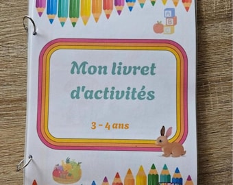 Ausdruckbares PDF-Aktivitätsheft für Kinder im Alter von 3-4 Jahren