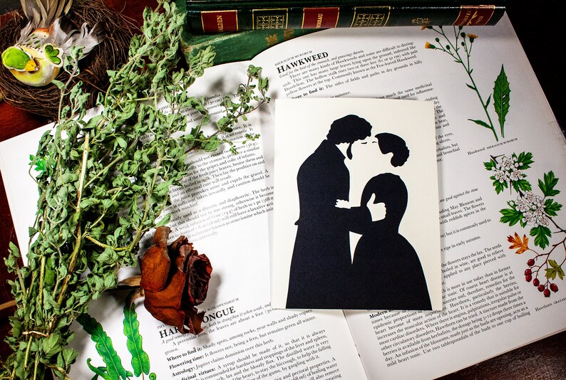 Jane Eyre valentine anniversary card image 1
