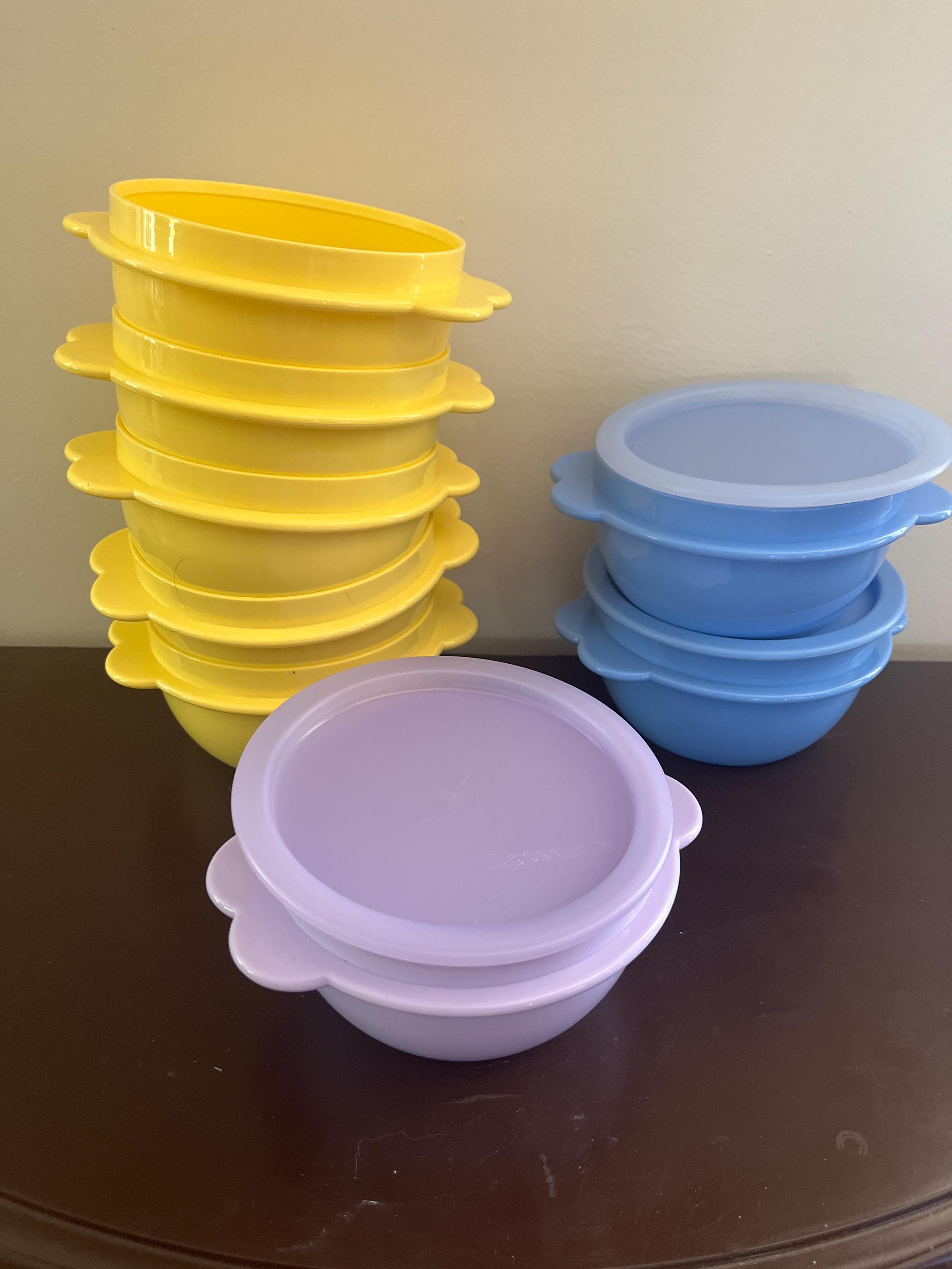 Tupperware Butterfly 11 Piece Set of Tupperware One Touch Butterfly Bowls - Etsy