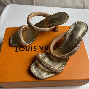 Louis Vuitton Slide Sandals - Etsy