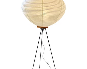Nogy Akari Japanese Lamp – Square, Floor & Table Use, New in Box, Bulb + Dimmer Included