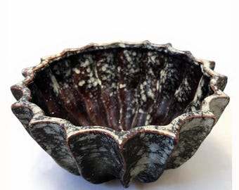 Decorative Planter / Vase – Handmade Glazed Ceramic, 11 inches Diameter, 6 inches Tall
