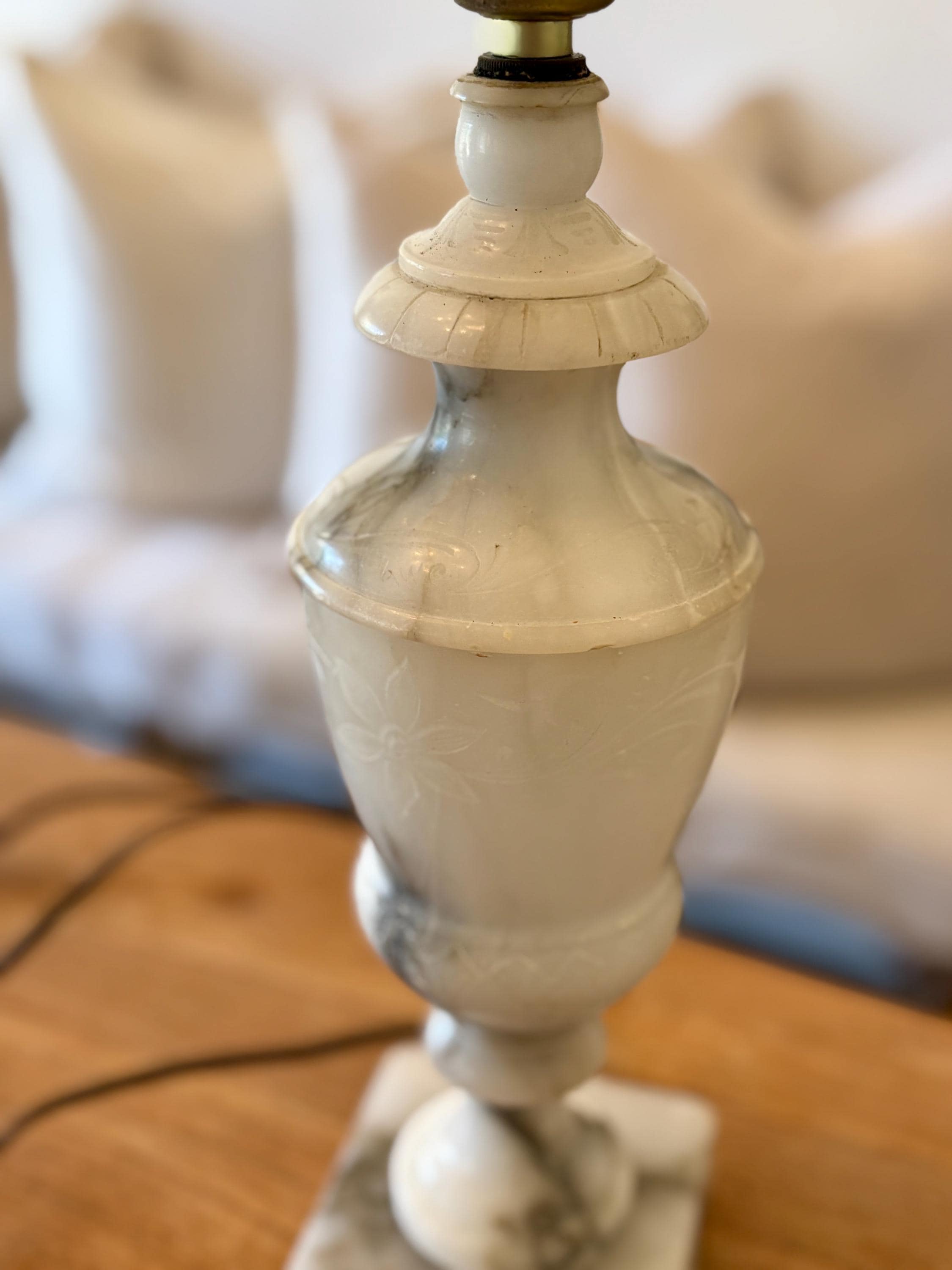 Alabaster Vase Vintage - Etsy