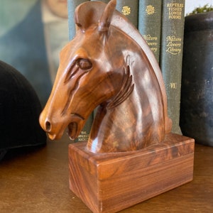 Mid-Century Modern English Equestrian Sculptural Horse Head Brass - Ruby  Lane
