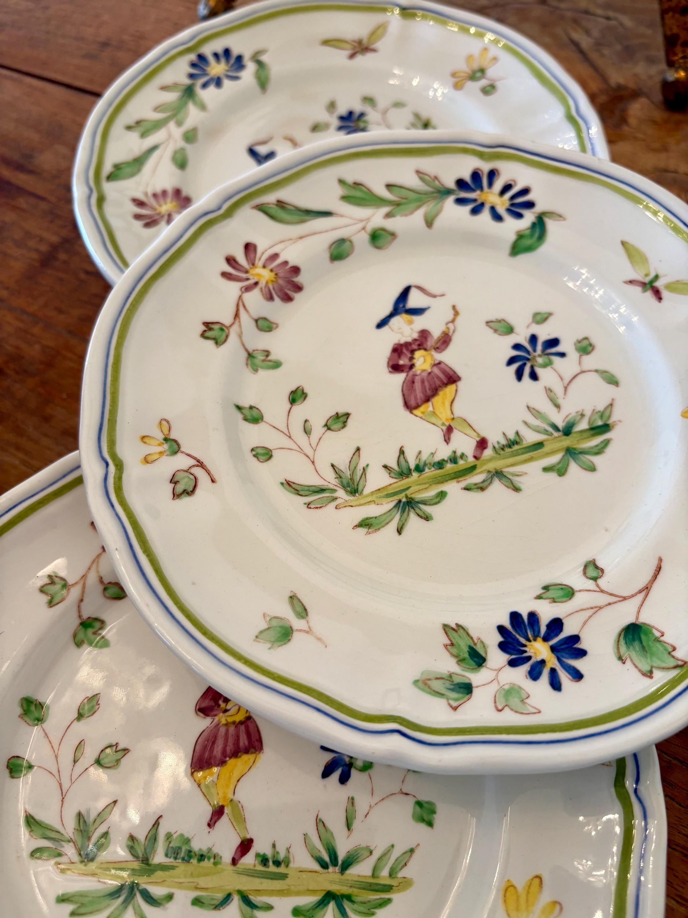 Moustiers Plates - Etsy