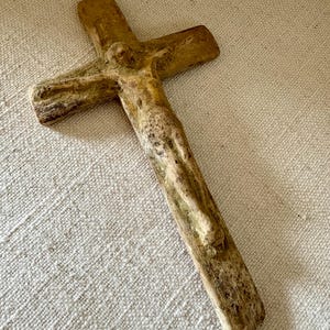Antique Carved, Petite Sized Crucifix, France