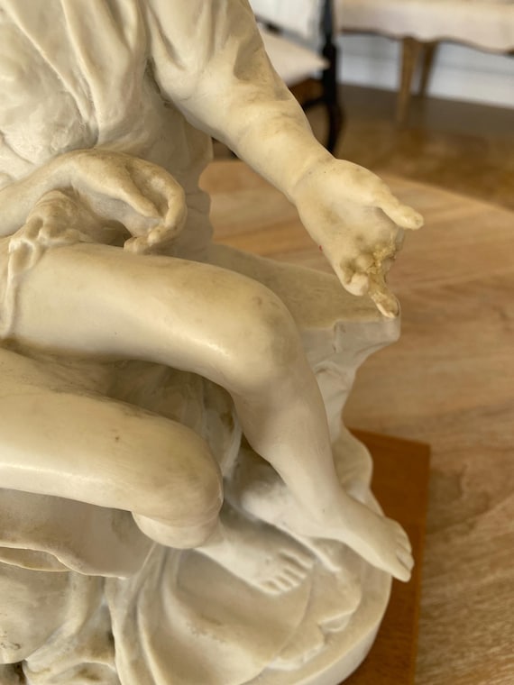 Vintage Mid Century PIETA Statue, Very Large, Michelangelo