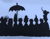 Halloween Kids Cutouts Tim Holtz Rubber Stamp