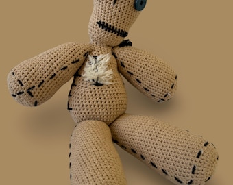 Muñeca de maíz de ganchillo